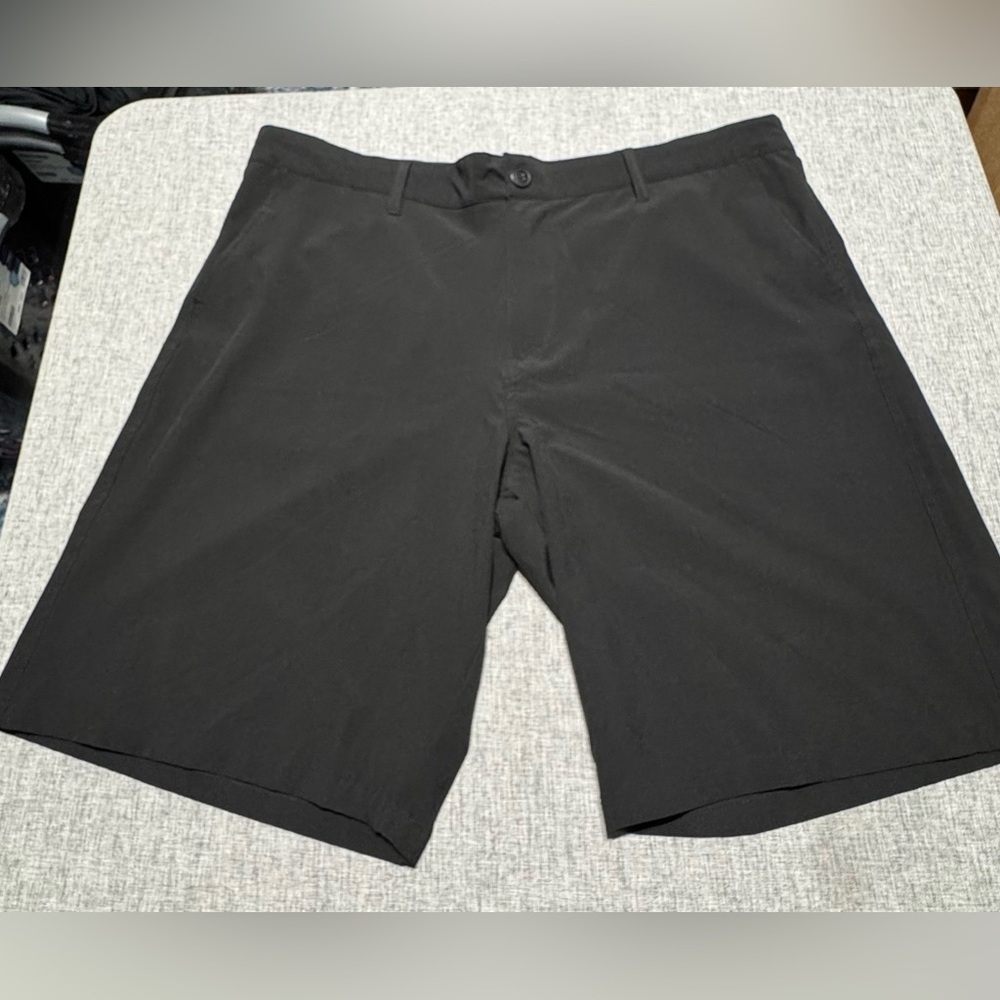 OP Men’s Flex Black Golf Shorts With Pockets Size 40 - Picture 1 of 2